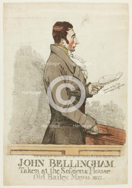 John Bellingham, n.d. Creator: Denis Dighton.