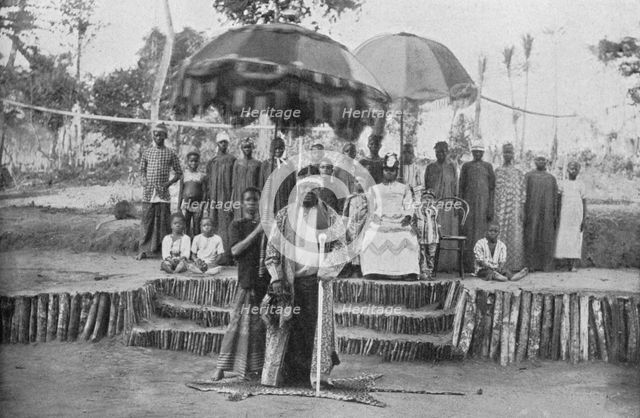 John Boko Cobham, a 'king' of Old Calabar (Southern Nigeria), 1912. Artist: Harry Johnston.