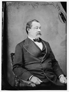 John Blair Hoge of West Virginia, between 1870 and 1880. Creator: Unknown