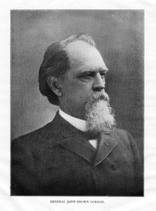 John Brown Gordon, American soldier, late 19th century