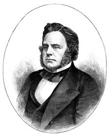 John Bright, British Radical and Liberal statesman, 1857, (c1888)