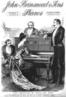 'John Brinsmead & Sons Pianos 1888. Creator: Unknown