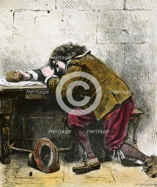 John Bunyan dreaming, 17th century (late 19th or early 20th century). Artist: Unknown