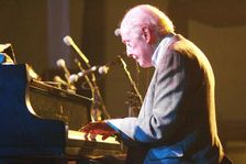 John Bunch, Brecon Jazz Festival, Powys, Wales. Artist: Brian O'Connor