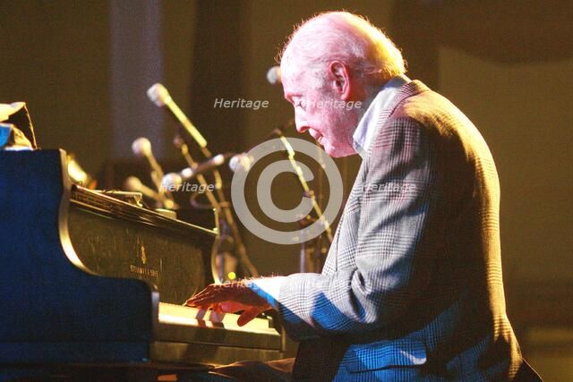 John Bunch, Brecon Jazz Festival, Powys, Wales. Artist: Brian O'Connor