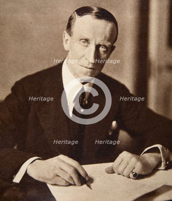 John Buchan, 1st Baron Tweedsmuir, Scottish novelist, 1927. Creator: Unknown.