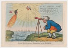 John Bull Making Observations on the Comet, November 10, 1807., November 10, 1807. Creator: Thomas Rowlandson