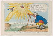 John Bull Making Observations on the Comet, November 10, 1807., November 10, 1807. Creator: Thomas Rowlandson