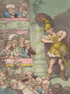 John Bull at the Italian Opera, October 2, 1811., October 2, 1811. Creator: Thomas Rowlandson