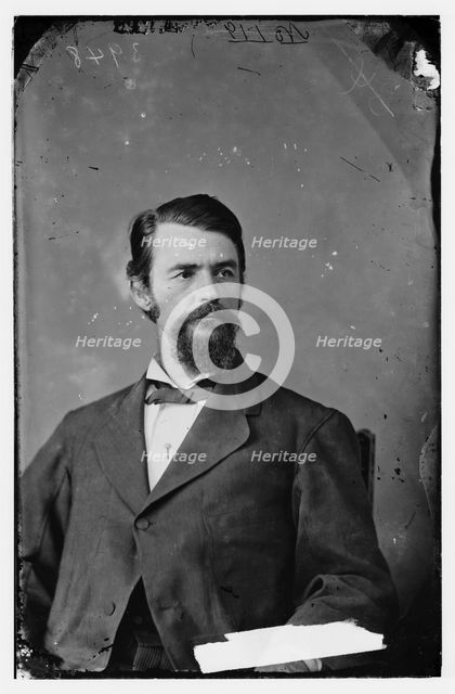 John Bullock Clark of Missouri, between 1870 and 1880. Creator: Unknown.