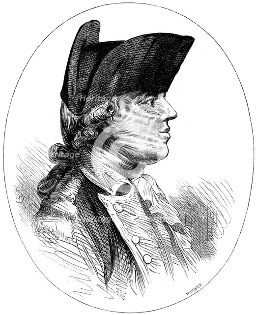 John Burgoyne, 18th century British general, c1880. Artist: Unknown