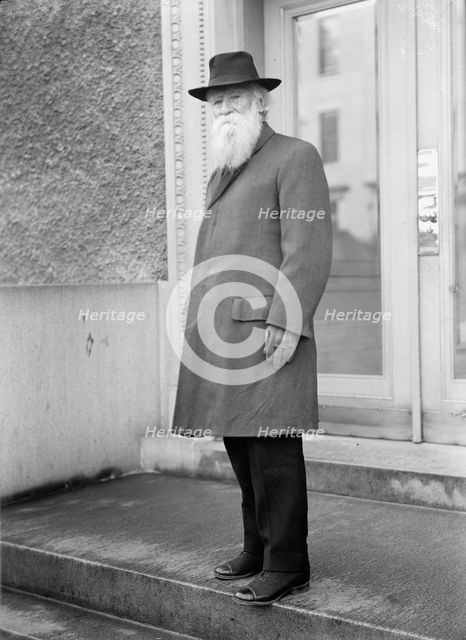 John Burroughs, Famous Naturalist, 1913. Burrows I.E. Creator: Unknown.