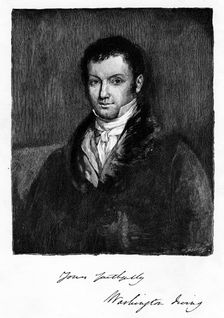 John Byrom, 18th century English writer and poet born in Manchester, 1821. Artist: Anon