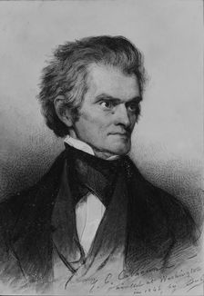 John C. Calhoun, 1846. Creator: Savinien Edme Dubourjal