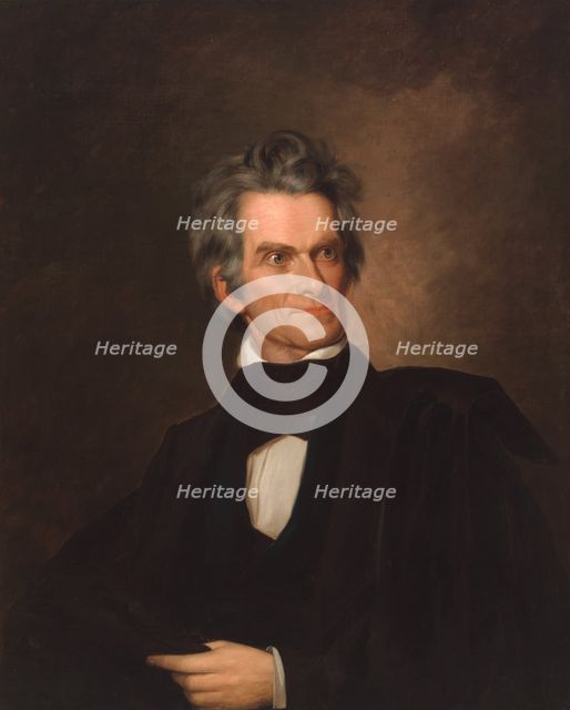 John C. Calhoun, c. 1845. Creator: George Peter Alexander Healy.