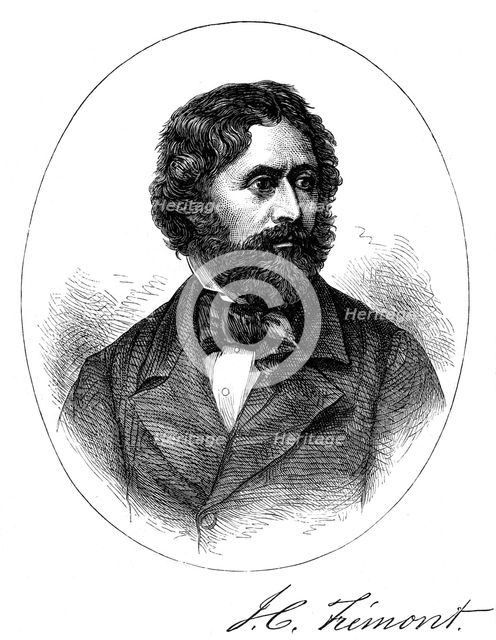 John C Fremont, American soldier, explorer and presidential candidate, (c1880). Artist: Unknown