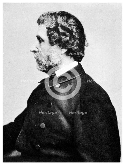 John C Fremont, American soldier, explorer and presidential candidate, c1870 (1955). Artist: Unknown