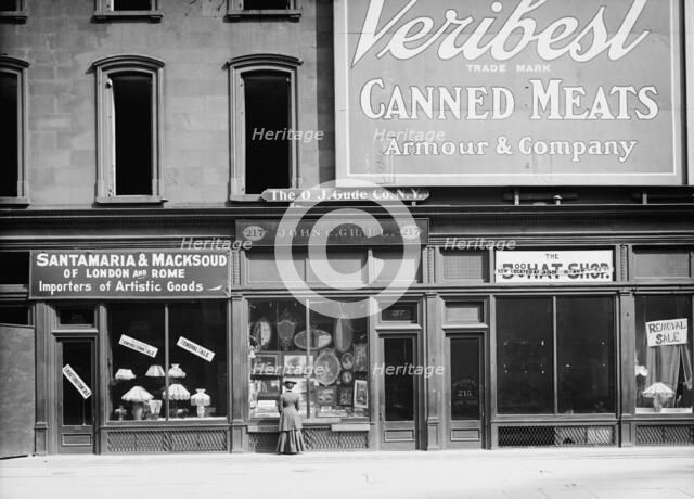 John C. Graul's art store, 217 Fifth Avenue, New York, between 1900 and 1905. Creator: Unknown.