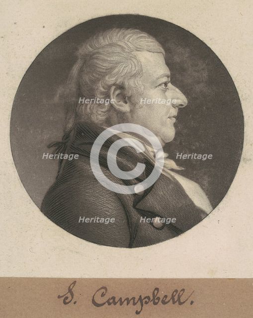 John Campbell, 1806. Creator: Charles Balthazar Julien Févret de Saint-Mémin.
