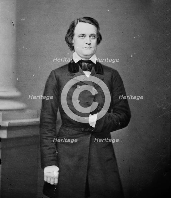 John Cabell Breckinridge of Kentucky, between 1855 and 1865. Creator: Unknown.