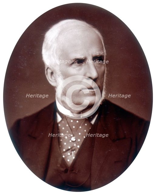 John Callcott Horsley, artist and Royal Academician, 1882. Creator: Lock & Whitfield.