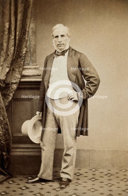 John Callcott Horsley, c1850s. Creator: Maull & Polyblank.