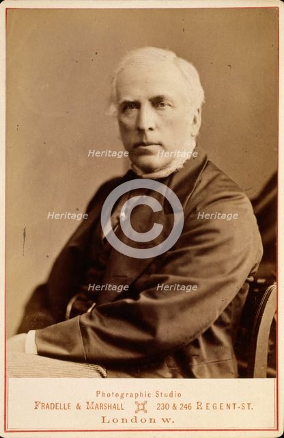 John Callcott Horsley RA, c1870s. Creator: Fradelle & Marshall.