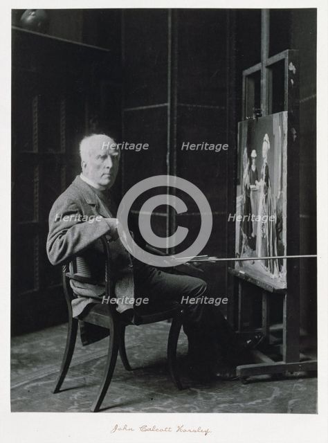 John Callcott Horsley, RA, c1889-1891. Creator: Ralph W Robinson.