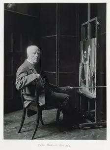 John Callcott Horsley, RA, c1889-1891. Creator: Ralph W Robinson