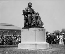 John Carroll, Statue At Georgetown University, Dedicated May 4, 1912, 1912 May 4. Creator: Harris & Ewing