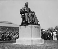 John Carroll, Statue At Georgetown University, Dedicated May 4, 1912, 1912 May 4. Creator: Harris & Ewing