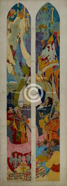 John Casimir's Oath, between 1892-1894. Creator: Stanislaw Wyspianski.