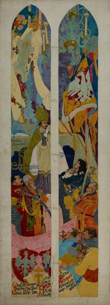 John Casimir's Oath, between 1892-1894. Creator: Stanislaw Wyspianski