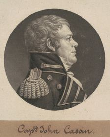 John Cassin, 1806. Creator: Charles Balthazar Julien Févret de Saint-Mémin