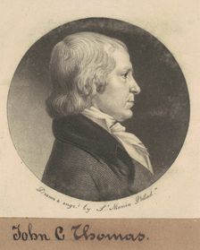 John Chew Thomas, 1800. Creator: Charles Balthazar Julien Févret de Saint-Mémin