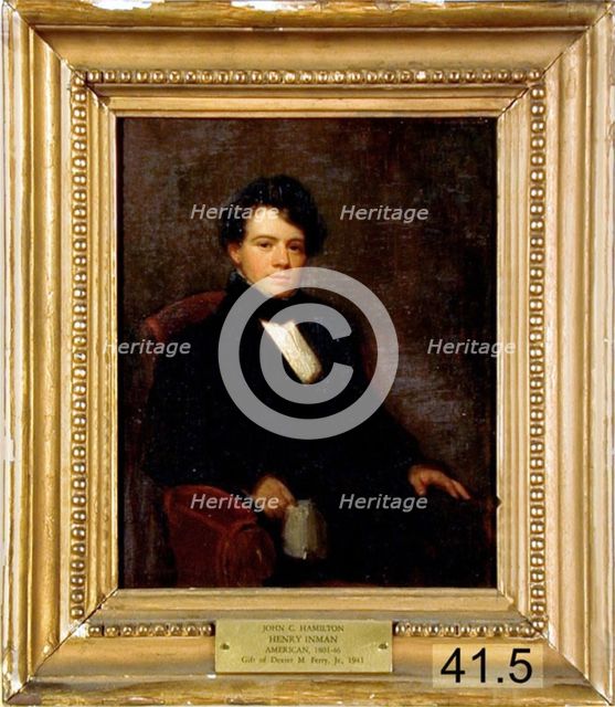 John Church Hamilton, between 1825 and 1830. Creator: Henry Inman.