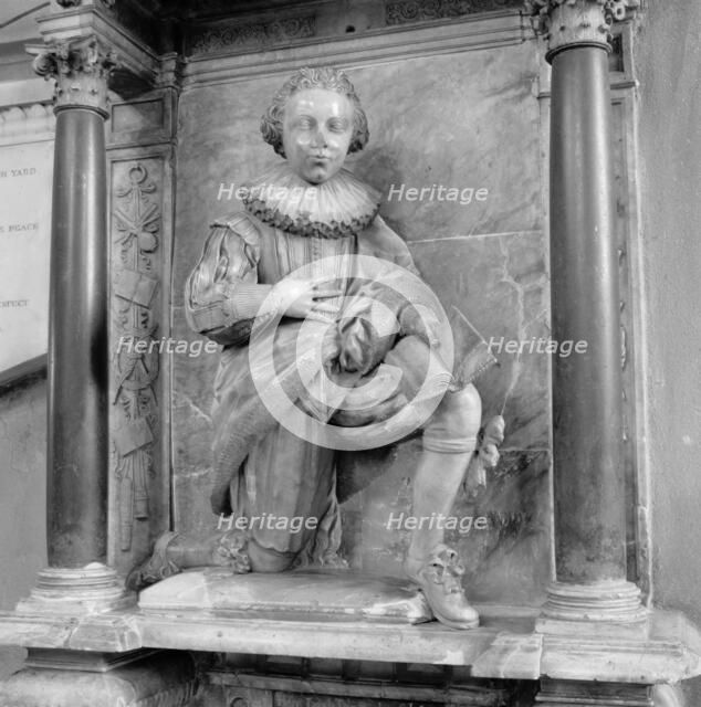 John Cookin memorial, St Mark's Church, College Green, Bristol, 1945. Artist: Eric de Maré