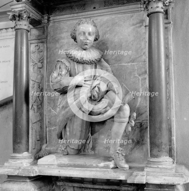 John Cookin memorial, St Mark's Church, College Green, Bristol, 1945. Artist: Eric de Maré