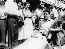 John Cooper, winner of Formula 3 race at Rouen, 1952