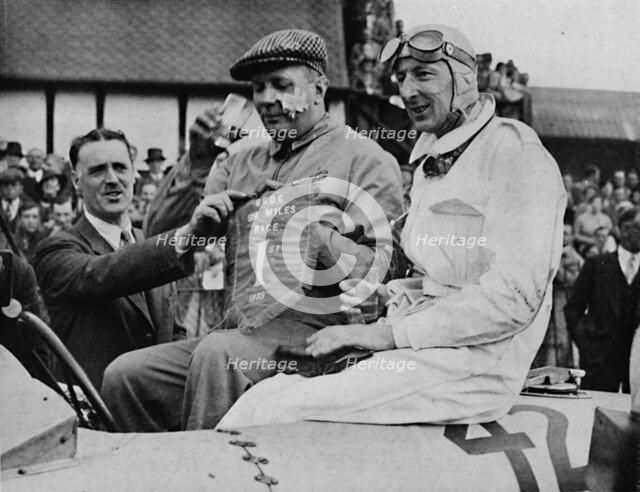 'John Cobb and T. E. Rose-Richards', c1935, (1937). Artist: Unknown.