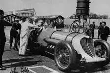 John Cobb in his Napier-Railton, 1933
