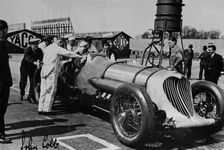 John Cobb in his Napier-Railton, 1933