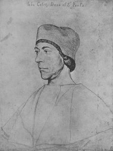 John Colet c1535 (1945). Artist: Hans Holbein the Younger