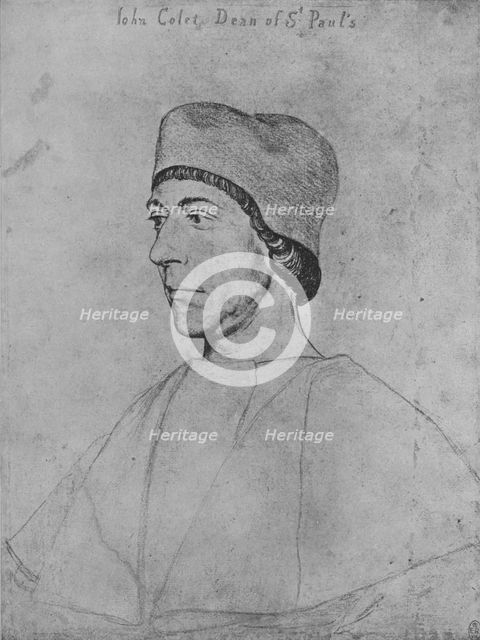 'John Colet', c1535 (1945). Artist: Hans Holbein the Younger.