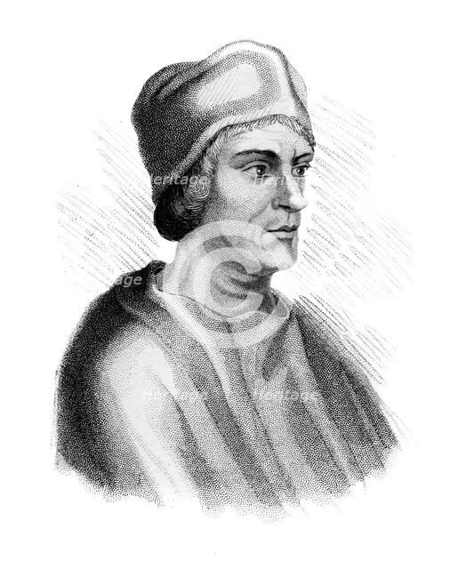 John Colet, English clergyman and educational pioneer, (c1850). Artist: Unknown