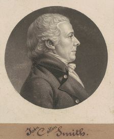 John Cotton Smith, 1806. Creator: Charles Balthazar Julien Févret de Saint-Mémin