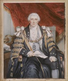 John Crowder, Lord Mayor of London, c1829. Artist: Sir William Charles Ross