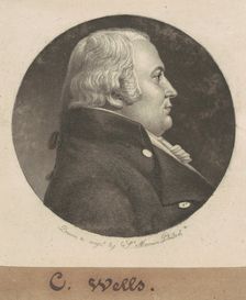 John Craig Wells, 1799. Creator: Charles Balthazar Julien Févret de Saint-Mémin
