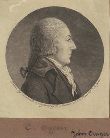 John Cruger, 1796. Creator: Charles Balthazar Julien Févret de Saint-Mémin