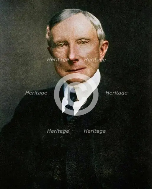 John D Rockefeller, American industrialist, late 19th century (1956). Creator: Unknown.